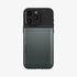 ACS06589 - iPhone 15 Pro Max Case Slim Armor CS in black showing the back with card in slot